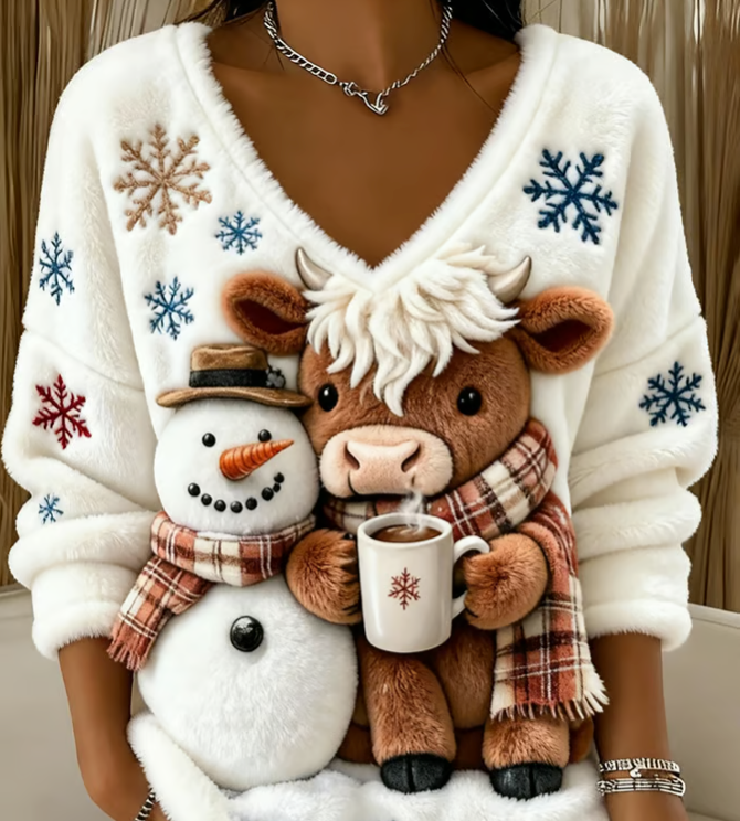 Reindeer Winter Sweater llll