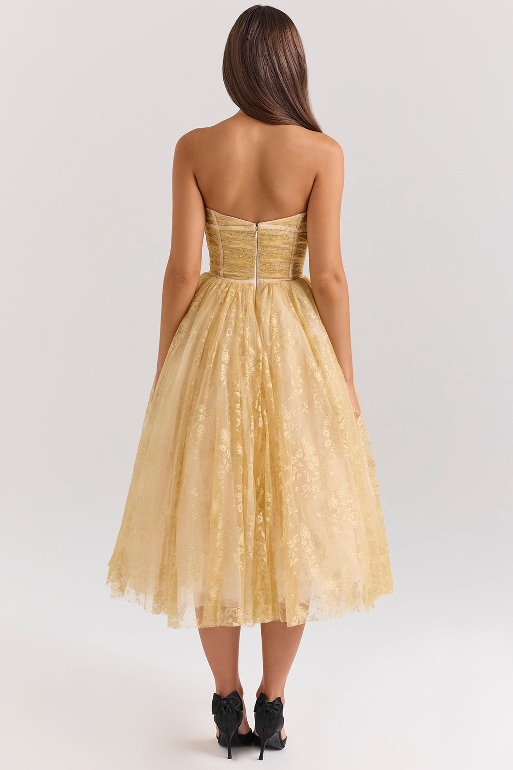 Golden Corset Dress