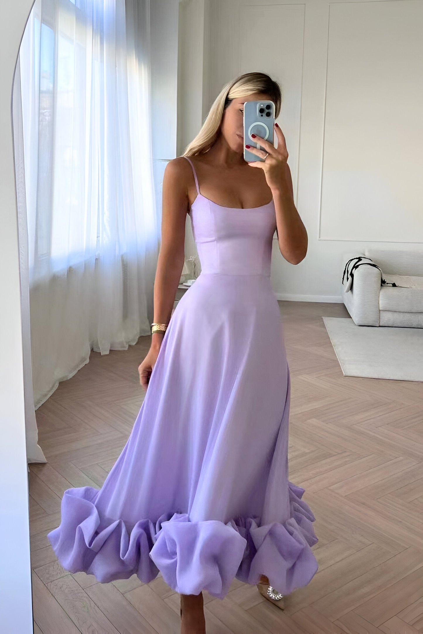 Tatum | Elegant Detail Silhouette Dress