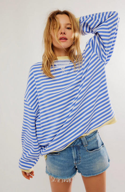 Emily - Striped Oversized Sweater