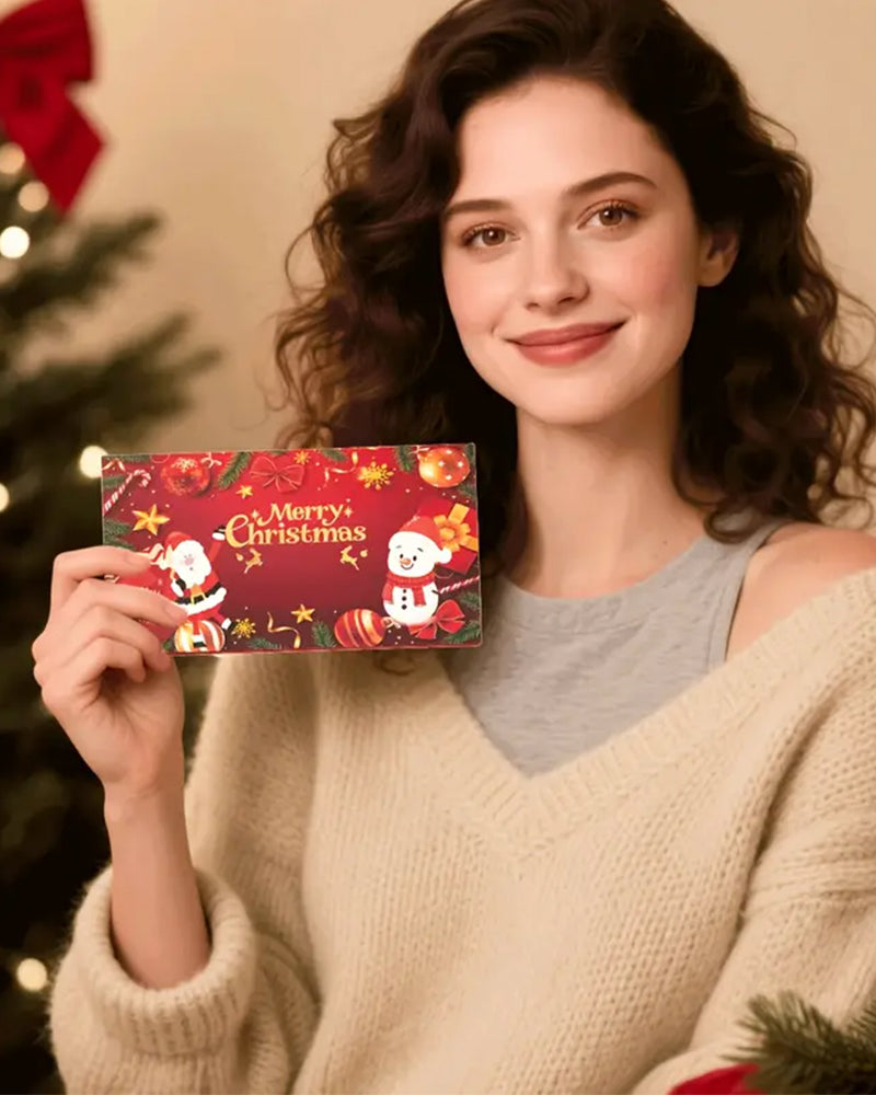 Weihnachts Geldgeschenk Umschlag