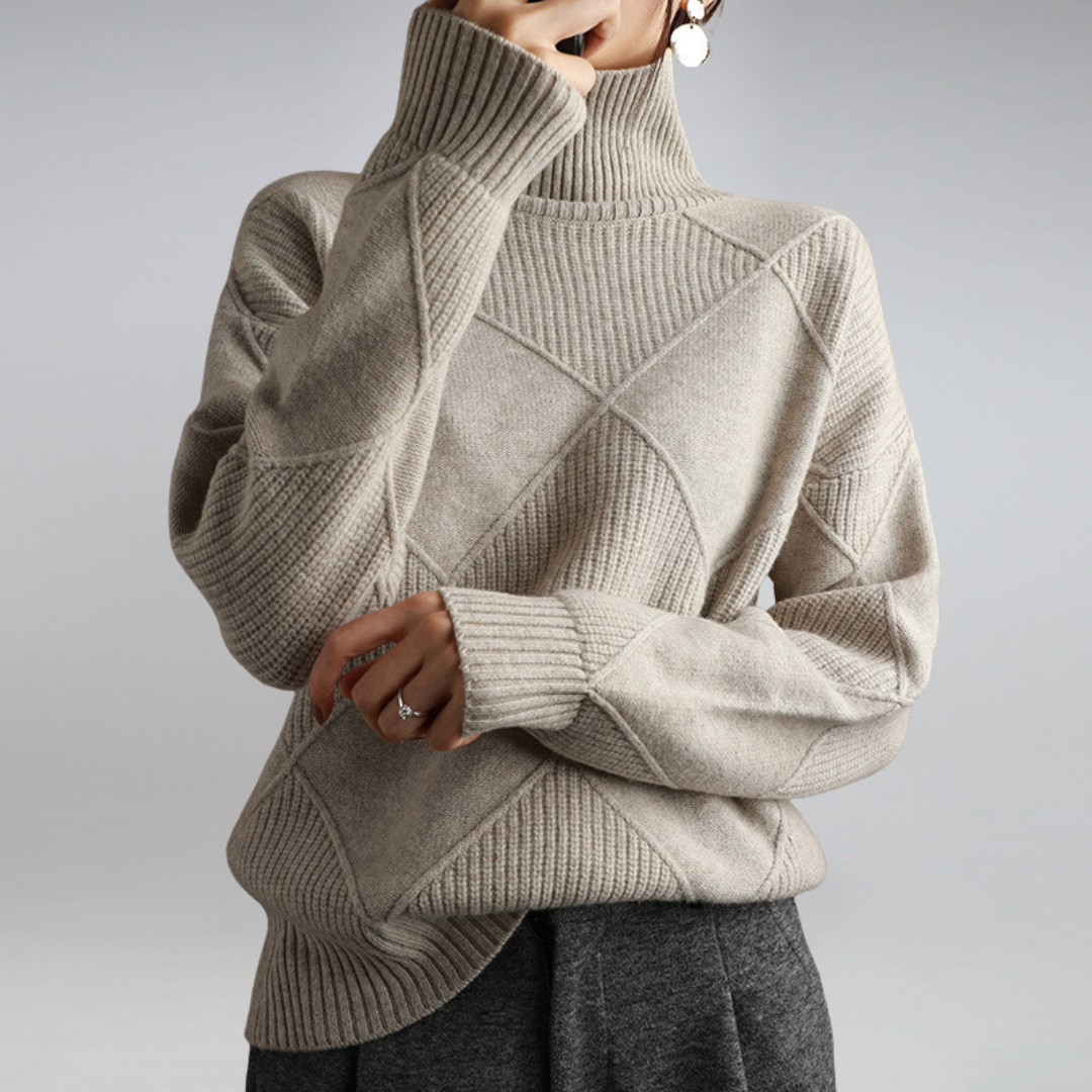 Lynn | Luxe Textured Winter Pullover