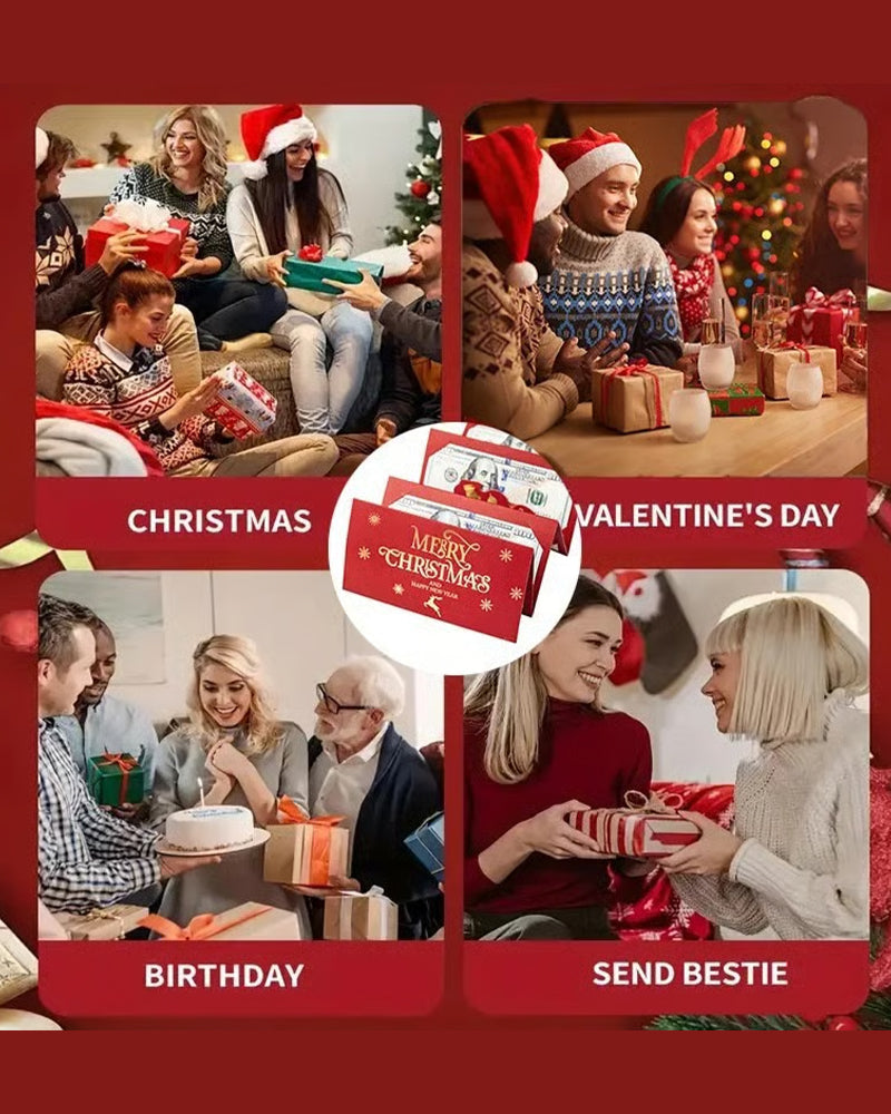 Weihnachts Geldgeschenk Umschlag