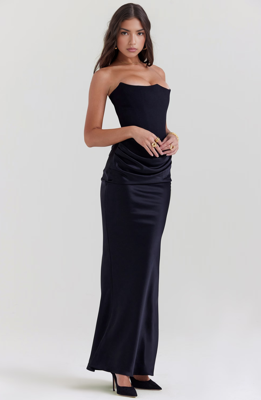Strapless Maxi Dress