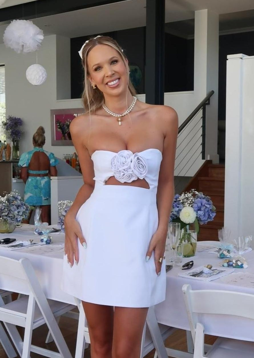 Cannes Dress - White