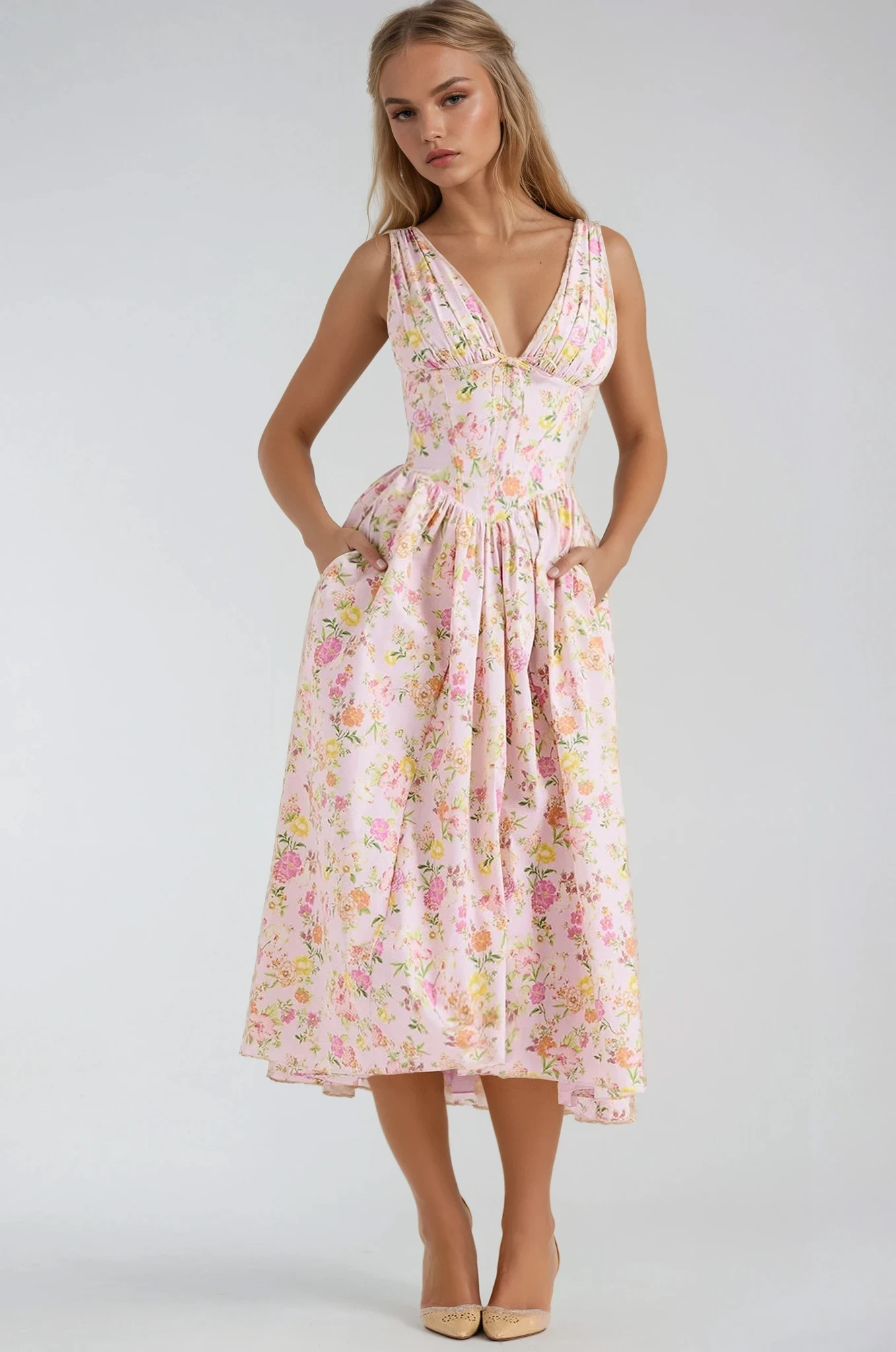 Viola | Floral Summer Dress