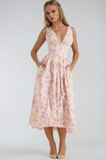 Viola | Floral Summer Dress