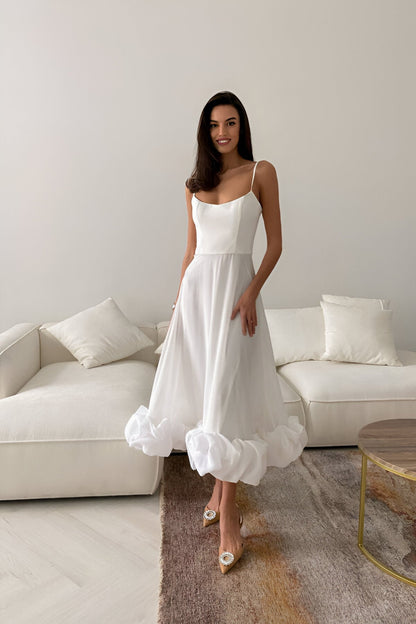 Tatum | Elegant Detail Silhouette Dress