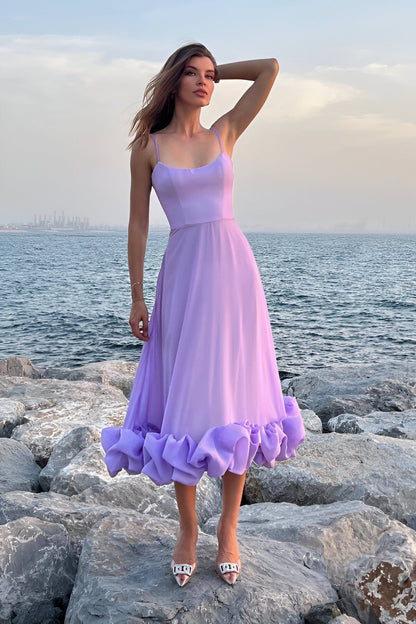 Tatum | Elegant Detail Silhouette Dress