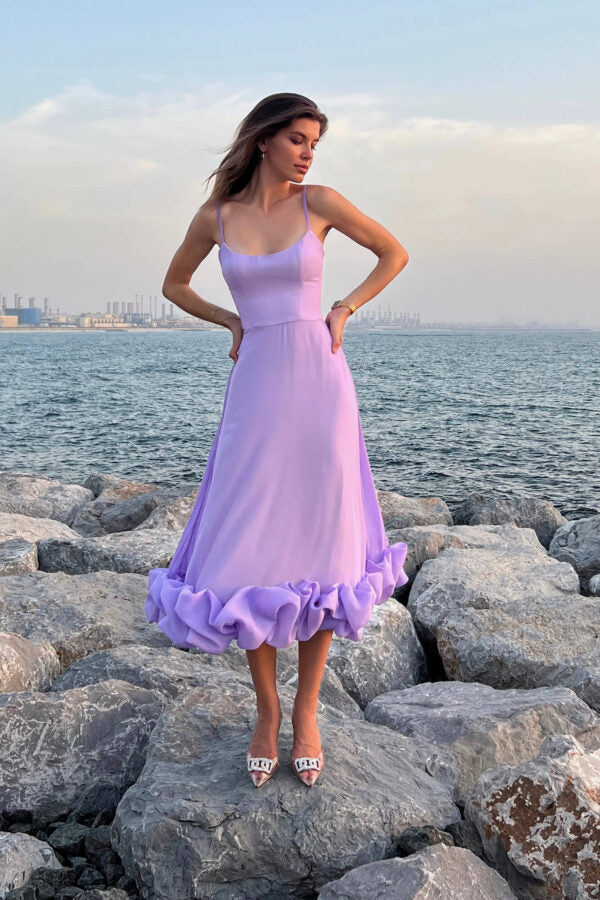 Tatum | Elegant Detail Silhouette Dress