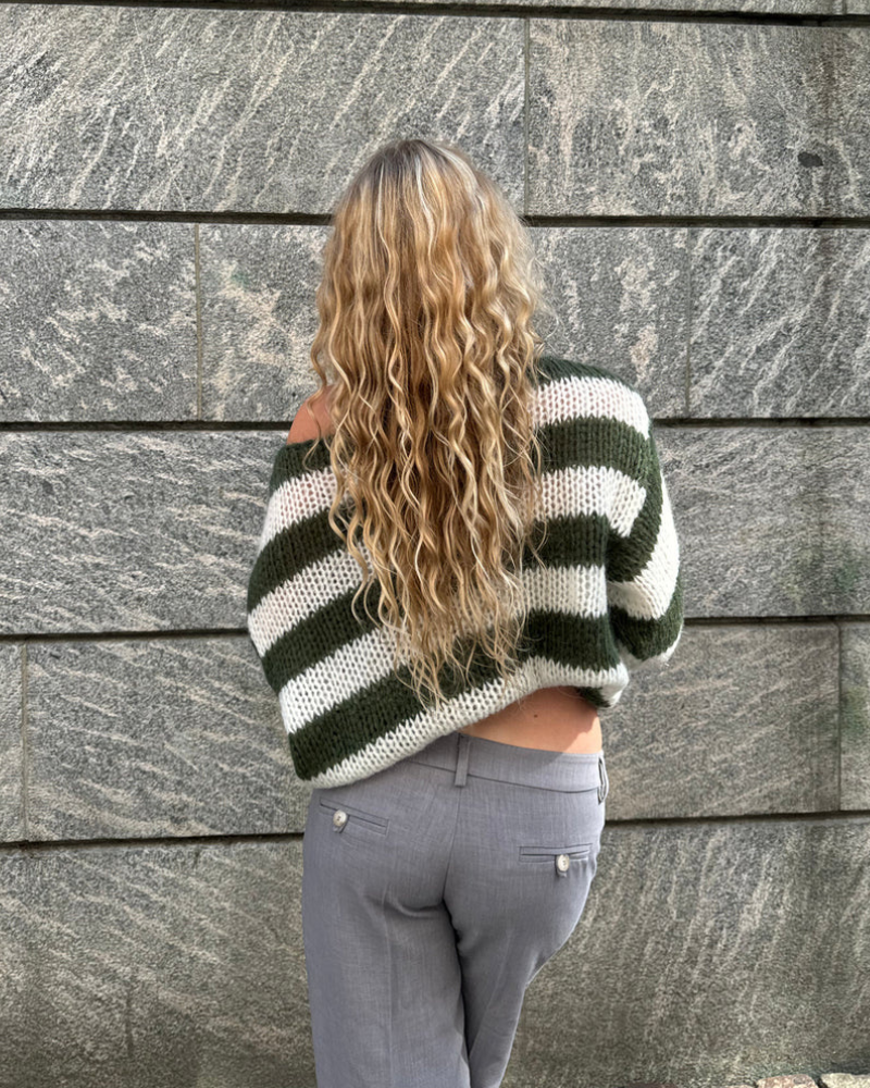 Molly | Cosy Striped Knit Sweater