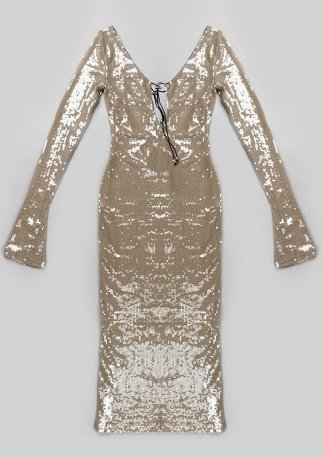 Alaia Dress - Beige