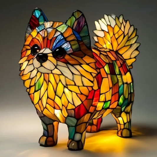 Mosaic Lamp | Pomeranian