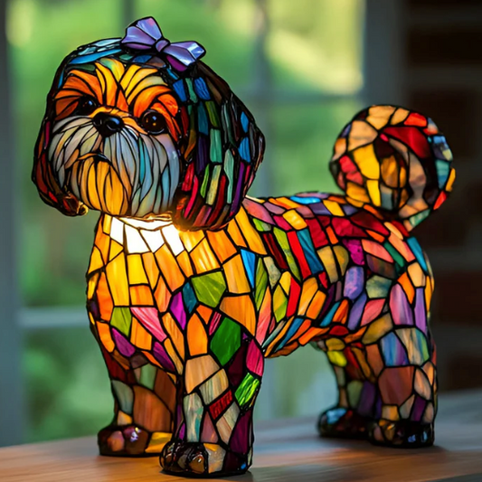 Mosaic Lamp | Shih-Tzu