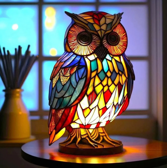 Mosaic Lamp | Owl