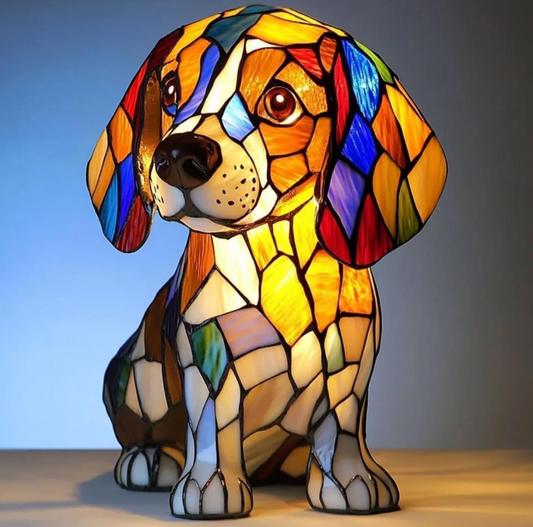 Mosaic Lamp | Dog
