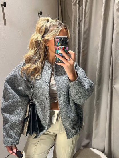 Jade - Oversized Open Jacket