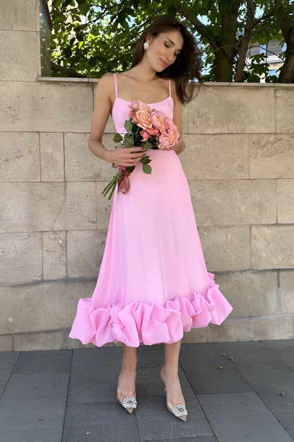 Tatum | Elegant Detail Silhouette Dress