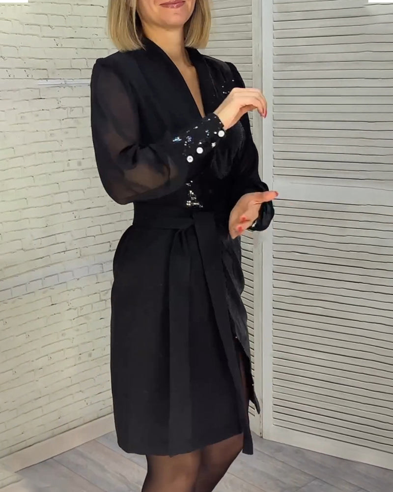 Sequin Elegance Dress