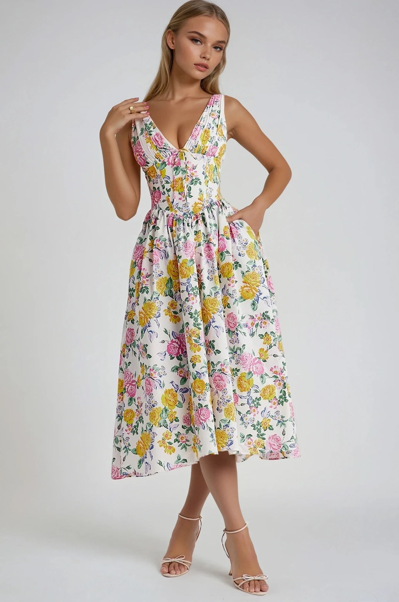 Viola | Floral Summer Dress