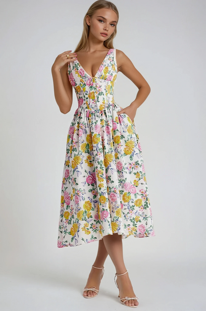 Viola | Floral Summer Dress