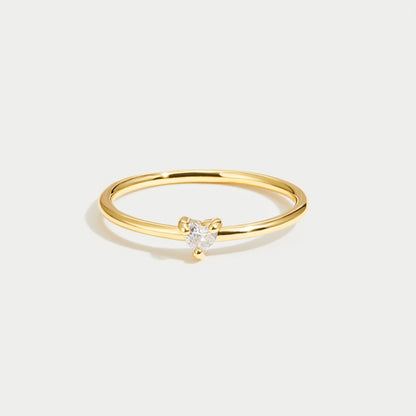 Love | Crystal Heart Ring